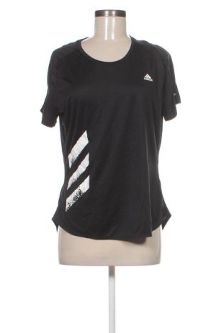 Damen T-Shirt Adidas, Größe L, Farbe Schwarz, Preis 17,99 €