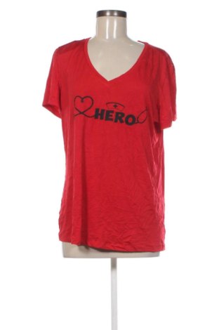 Damen T-Shirt Athletic, Größe XXL, Farbe Rot, Preis 9,99 €