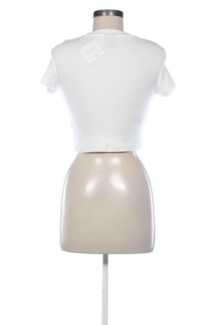 Tricou de femei Bershka, Mărime XS, Culoare Alb, Preț 46,92 Lei