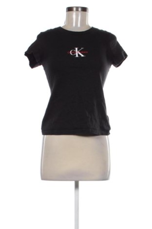 Дамска тениска Calvin Klein Jeans, Размер XS, Цвят Черен, Цена 17,00 €