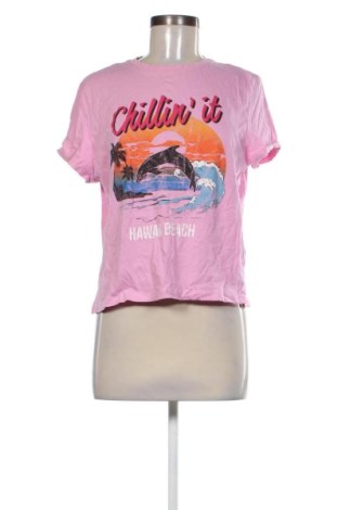 Damski T-shirt Clockhouse, Rozmiar L, Kolor Kolorowy, Cena 45,66 zł