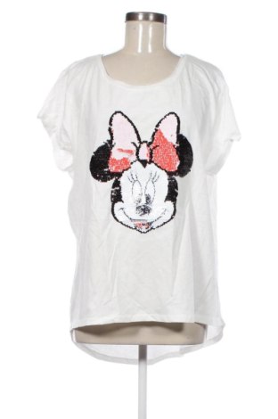 Γυναικείο t-shirt Disney, Μέγεθος XXL, Χρώμα Λευκό, Τιμή 10,99 €