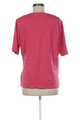 Damski T-shirt Essentials by Tchibo, Rozmiar XL, Kolor Różowy, Cena 48,23 zł