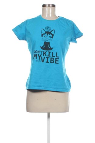 Damski T-shirt Fruit Of The Loom, Rozmiar XL, Kolor Niebieski, Cena 46,25 zł