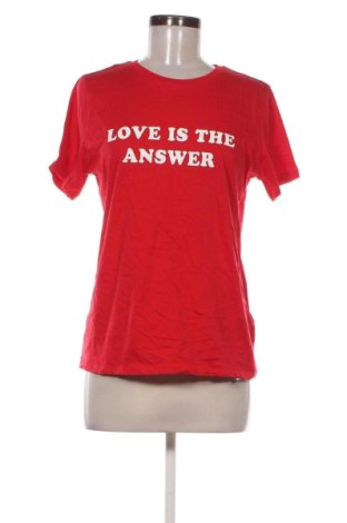 Damen T-Shirt Gina Tricot, Größe M, Farbe Rot, Preis € 17,99