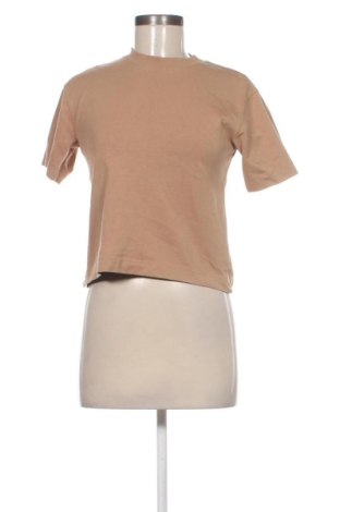 Damen T-Shirt Gina Tricot, Größe XXS, Farbe Braun, Preis € 18,46