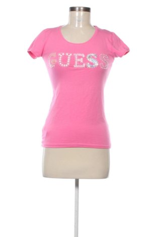 Γυναικείο t-shirt Guess, Μέγεθος S, Χρώμα Ρόζ , Τιμή 16,00 €