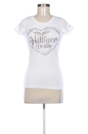 Tricou de femei Hilfiger Denim, Mărime S, Culoare Alb, Preț 88,62 Lei