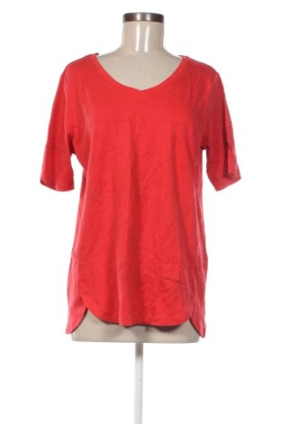Damski T-shirt Isaac Mizrahi, Rozmiar L, Kolor Czerwony, Cena 72,99 zł