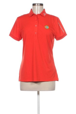 Damski T-shirt J.Lindeberg, Rozmiar M, Kolor Czerwony, Cena 334,99 zł