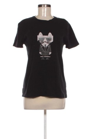 Tricou de femei Karl Lagerfeld, Mărime M, Culoare Negru, Preț 215,99 Lei