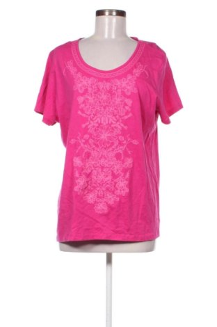 Damski T-shirt Laura Scott, Rozmiar XL, Kolor Różowy, Cena 45,99 zł