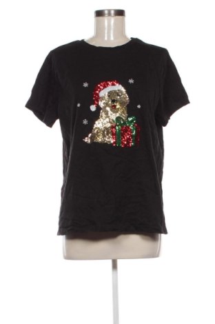 Γυναικείο t-shirt Lipsy, Μέγεθος L, Χρώμα Μαύρο, Τιμή 25,99 €