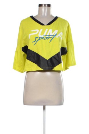 Γυναικείο t-shirt PUMA, Μέγεθος S, Χρώμα Πράσινο, Τιμή 14,39 €