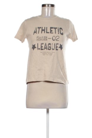 Tricou de femei Pull&Bear, Mărime S, Culoare Bej, Preț 36,00 Lei