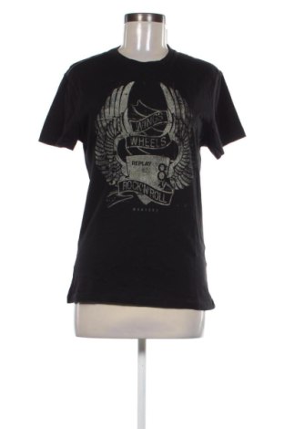 Dámske tričko Replay, Veľkosť M, Farba Čierna, Cena  17,46 €