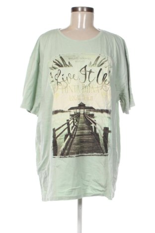 Damen T-Shirt Riverso, Größe 4XL, Farbe Grün, Preis 11,99 €