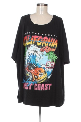 Damen T-Shirt SHEIN, Größe 5XL, Farbe Schwarz, Preis 11,99 €