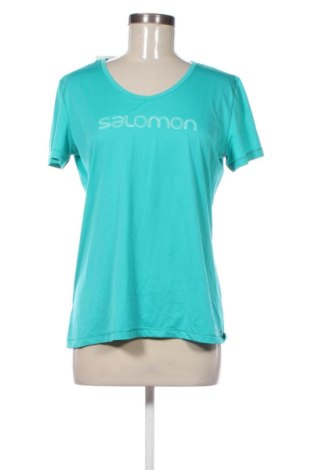 Γυναικείο t-shirt Salomon, Μέγεθος L, Χρώμα Πράσινο, Τιμή 25,99 €