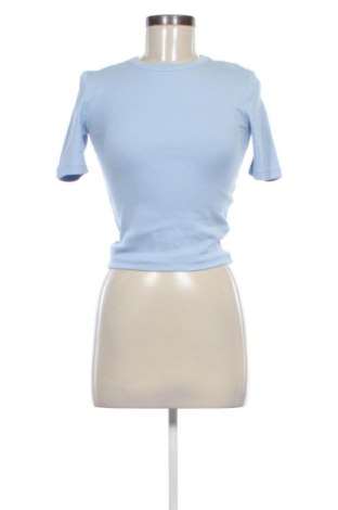 Damski T-shirt Sinsay, Rozmiar XXS, Kolor Niebieski, Cena 30,84 zł