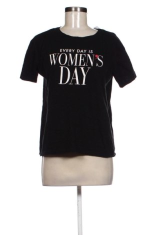 Damen T-Shirt Stradivarius, Größe L, Farbe Schwarz, Preis 8,63 €