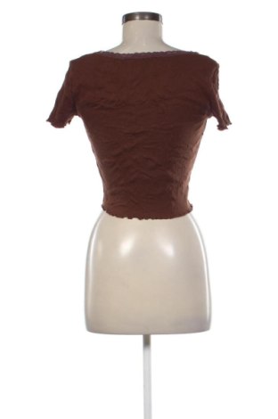 Γυναικείο t-shirt Terranova, Μέγεθος S, Χρώμα Καφέ, Τιμή 10,99 €