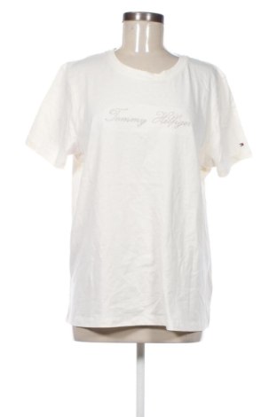 Γυναικείο t-shirt Tommy Hilfiger, Μέγεθος XXL, Χρώμα Εκρού, Τιμή 47,99 €