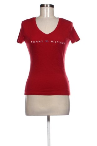 Tricou de femei Tommy Hilfiger, Mărime S, Culoare Roșu, Preț 90,48 Lei