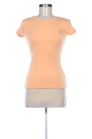 Damski T-shirt Tommy Hilfiger, Rozmiar XS, Kolor Pomarańczowy, Cena 93,00 zł