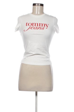 Tricou de femei Tommy Jeans, Mărime S, Culoare Alb, Preț 243,99 Lei