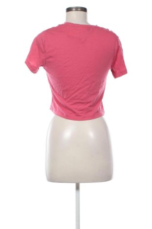 Γυναικείο t-shirt Tommy Jeans, Μέγεθος M, Χρώμα Ρόζ , Τιμή 20,99 €