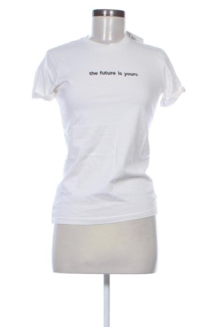 Damski T-shirt Unbranded, Rozmiar XS, Kolor ecru, Cena 42,87 zł