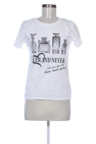 Γυναικείο t-shirt Unbranded, Μέγεθος S, Χρώμα Λευκό, Τιμή 10,99 €