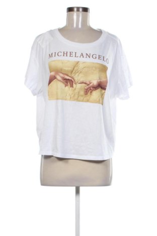 Γυναικείο t-shirt Unbranded, Μέγεθος XL, Χρώμα Λευκό, Τιμή 10,99 €