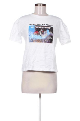 Damski T-shirt Zara, Rozmiar M, Kolor Biały, Cena 42,87 zł