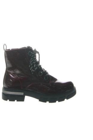 Botine de damă Rieker, Mărime 37, Culoare Roșu, Preț 375,35 Lei