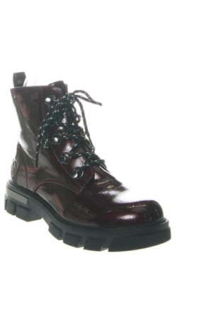 Botine de damă Rieker, Mărime 37, Culoare Roșu, Preț 375,35 Lei