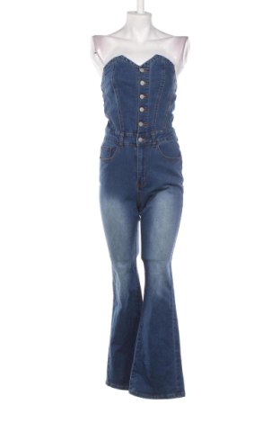 Дамски дълъг гащеризон SHEIN, Размер S, Цвят Син, Цена 24,44 €