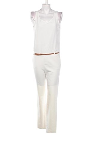 Salopetă lungă de damă Stradivarius, Mărime M, Culoare Ecru, Preț 128,00 Lei