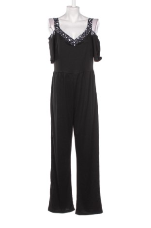 Дамски дълъг гащеризон Unbranded, Размер XXL, Цвят Черен, Цена 24,44 €