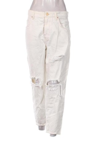 Damen Jeans Bershka, Größe L, Farbe Weiß, Preis 19,99 €