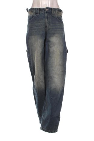 Damskie jeansy Bershka, Rozmiar M, Kolor Niebieski, Cena 78,99 zł