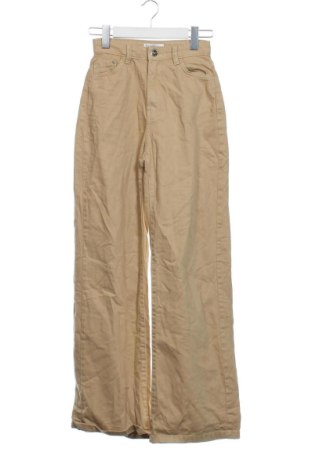 Damskie jeansy Bershka, Rozmiar XXS, Kolor Brązowy, Cena 78,99 zł