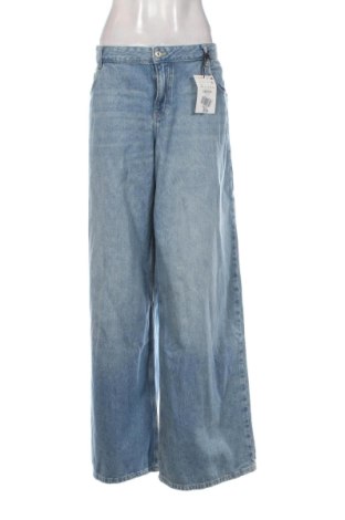 Blugi de femei Bershka, Mărime XXL, Culoare Albastru, Preț 145,99 Lei