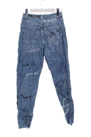 Damskie jeansy Bershka, Rozmiar XXS, Kolor Niebieski, Cena 78,99 zł