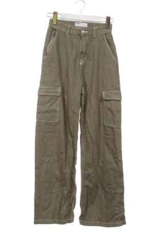 Dámske džínsy  Bershka, Veľkosť XXS, Farba Zelená, Cena  17,95 €