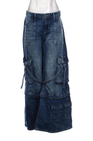 Dámské džíny  Bershka, Velikost XL, Barva Modrá, Cena  454,00 Kč