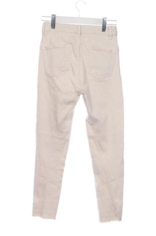 Blugi de femei Bershka, Mărime XS, Culoare Ecru, Preț 91,99 Lei