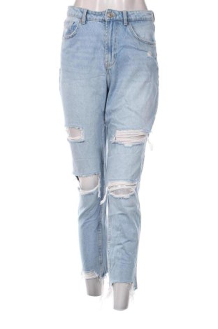 Damskie jeansy Bershka, Rozmiar S, Kolor Niebieski, Cena 78,99 zł