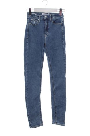 Damskie jeansy Calvin Klein Jeans, Rozmiar XXS, Kolor Niebieski, Cena 183,99 zł